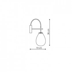 Fondi kinkiet LP-1214/1W