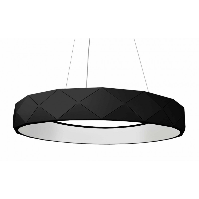 Reus LED lampa wisząca czarna LP-8069/1P LED BK