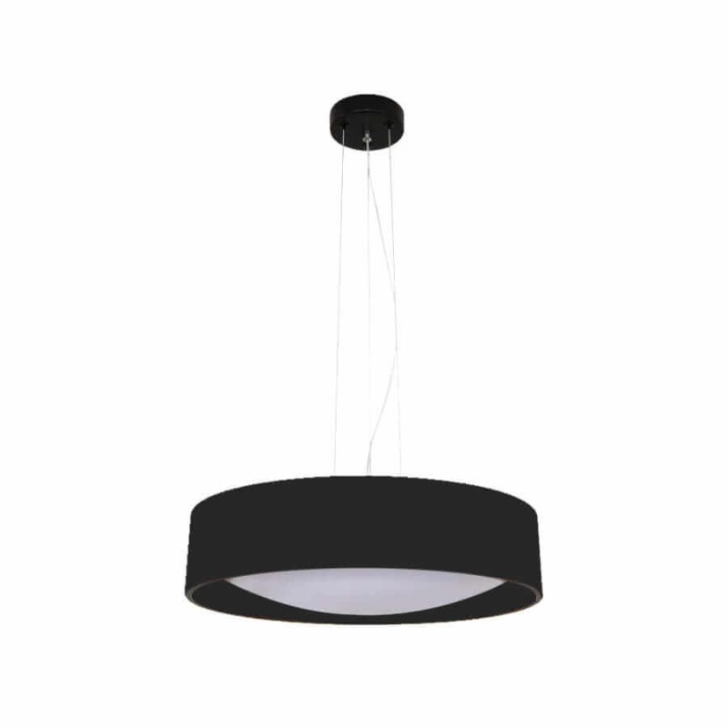 Hudson lampa wisząca czarna LP-043/1P BK