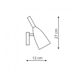 Solin kinkiet biały LP-181/1W WH