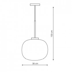 Jukon lampa wisząca LP-052/1P