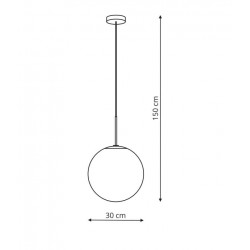 Palla lampa wisząca chrom LP-2844/1P CH