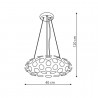 Ferrara lampa wisząca LP-17060/3P