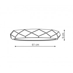 Reus LED plafon biały LP-8069/1C LED WH