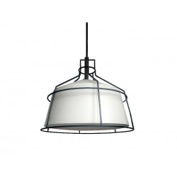 Dritto lampa wisząca średnia biała LP-123/1P M WH