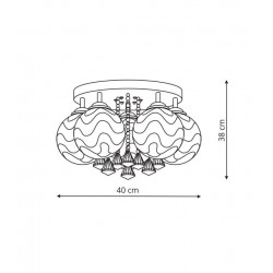 Sada 5 plafon LP-119/5C