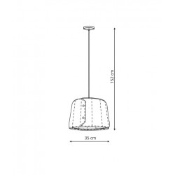 Vitoria lampa wisząca mała LP-6030/1P S