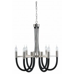 Como lampa wisząca czarna LP-90103/6P BK