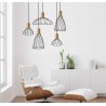 Moderno lampa wisząca duża GU10 LP-1221/1P B BK