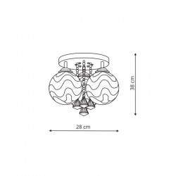 Sada 3 plafon LP-119/3C