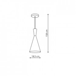 Garda 1 lampa wisząca biała LP-42011/1P