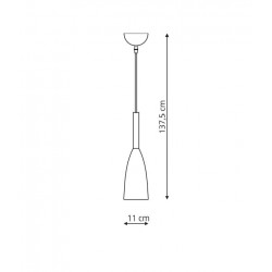 Solin lampa wisząca złota LP-181/1P GD