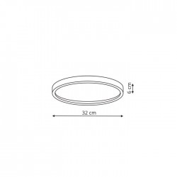 Arctic plafon biały  IP54 LP-2511/1C-32 WH