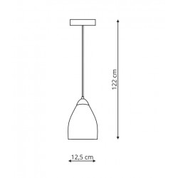 Niki 1 lampa wisząca dymna LP-567/1P dym