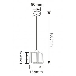 Galactico 1 lampa wisząca LP-2383/1P