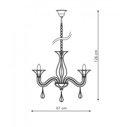 Tarragona 6 lampa wisząca LP-6756/6P