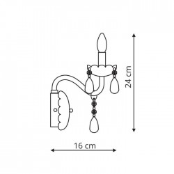 Cristallo kinkiet LP-2940/1W